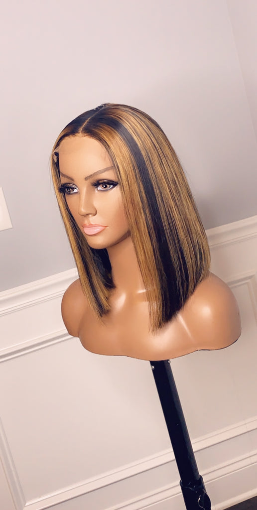 Ready to wear Custom Made 4x4 Closure Bob Wig