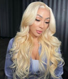 Elite Blonde Cambodian Mink Straight Lace Front Wig