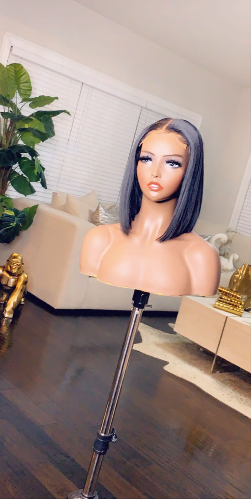 Ready to wear Custom Made 4x4 Closure Bob Wig
