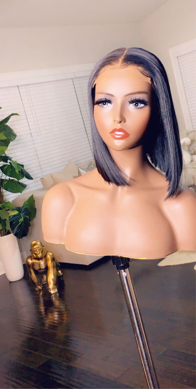 Ready to wear Custom Made 4x4 Closure Bob Wig